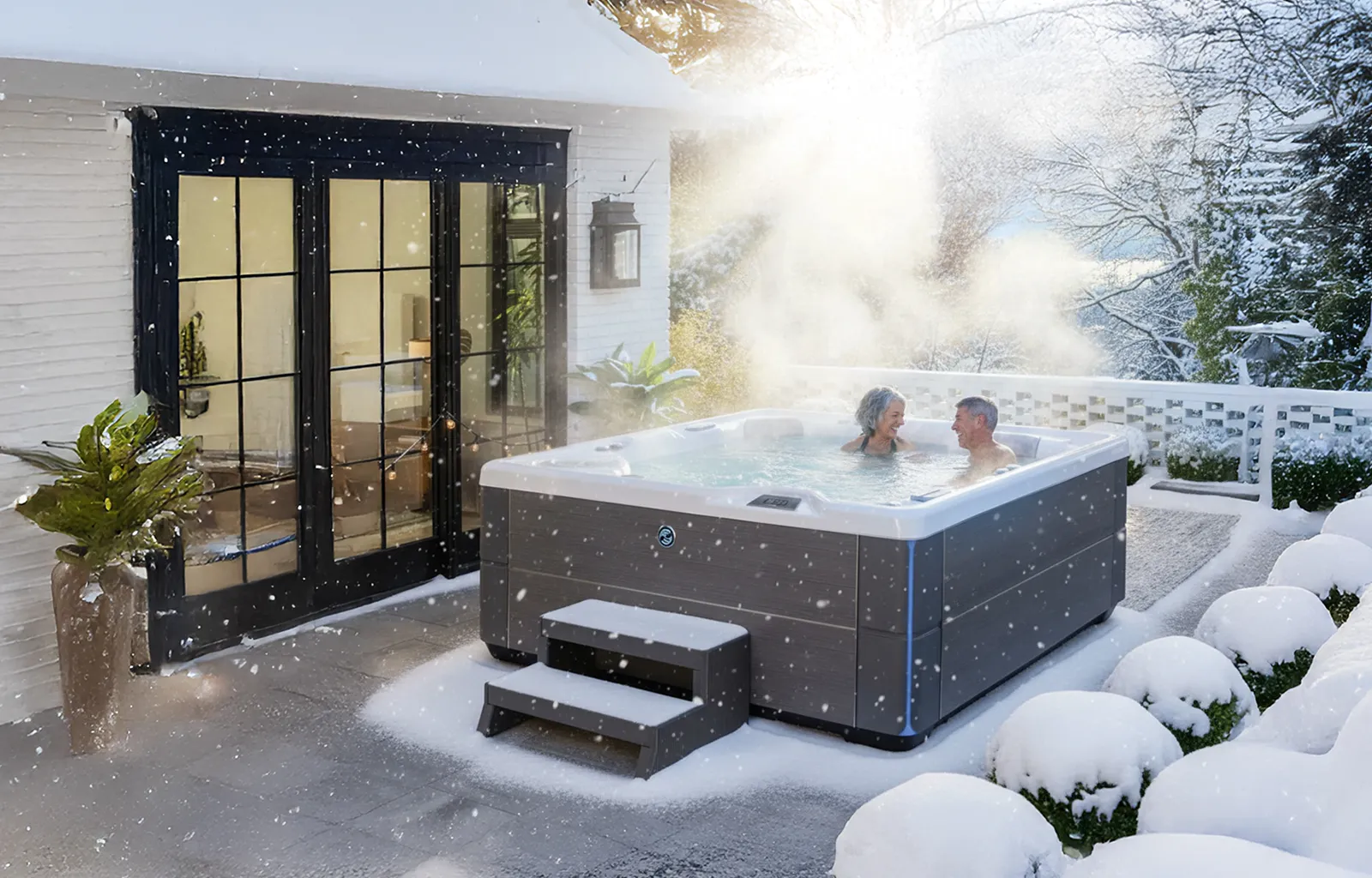 Korzyści zdrowotne kąpieli w jacuzzi zimą Korzyści zdrowotne kąpieli w jacuzzi zimą